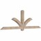 Ekena Millwork Redmond Smooth Timber Gable Bracket, Douglas Fir, 84"W x 28"H x 3 1/2"D x 3 1/2"F, 8/12 Pitch GBW084X28X0404RED00SDF - alternate 2